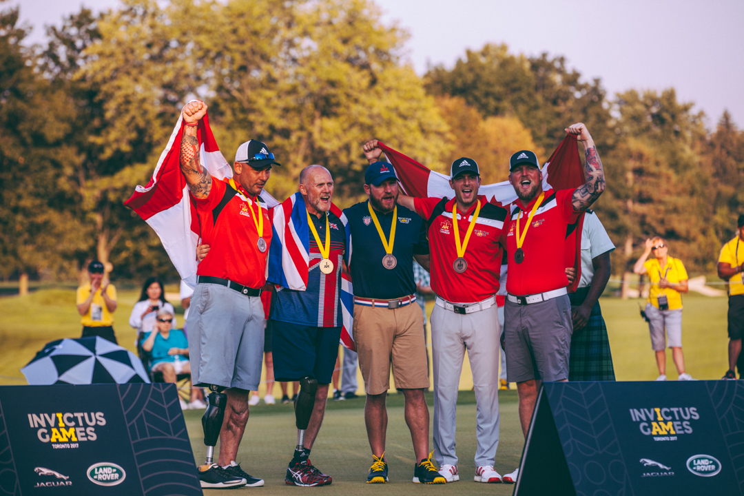 Male Golf Medalists on 18.