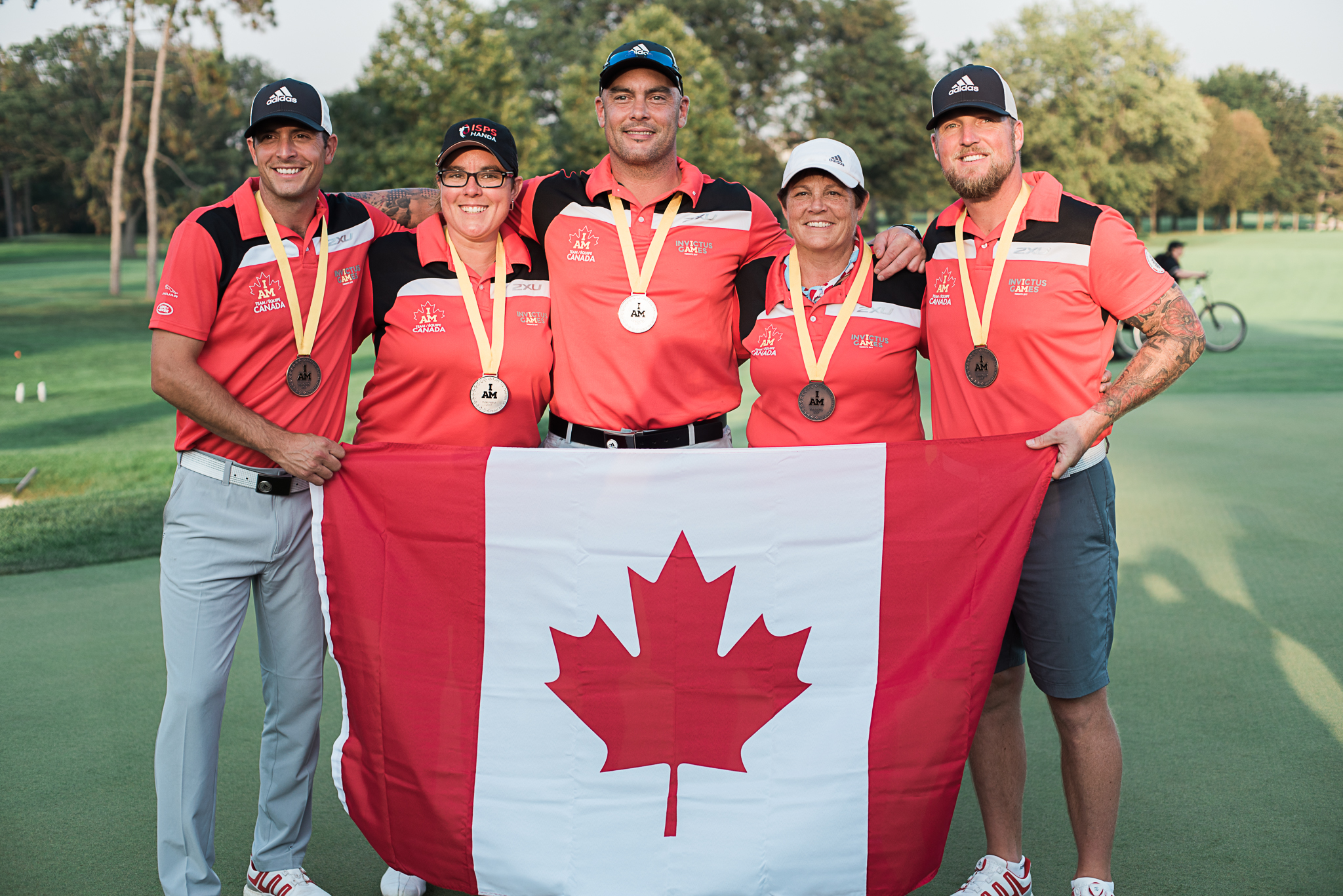 Team Canada golf medalists.
